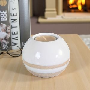 КОМПЛЕКТ ОТ СВЕЩНИК И ДЕКОРАЦИЯ СЪРЦА - СЛЕДИ ПО ПЯСЪКА