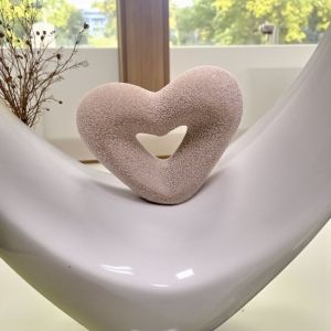 КОМПЛЕКТ ОТ СВЕЩНИК И ДЕКОРАЦИЯ СЪРЦА - СЛЕДИ ПО ПЯСЪКА