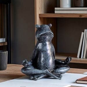 ФИГУРКА ЖАБА ЙОГА - ЕДИНСТВО ОТ ТЯЛО, УМ И ДУХ