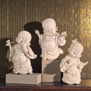 ФИГУРКА УСМИХНАТ БУДА - ЩАСТИЕТО Е В МИГА 