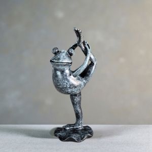ФИГУРКА ЖАБА ЙОГА - ЕДИНСТВО ОТ ТЯЛО, УМ И ДУХ