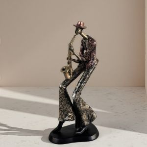 ФИГУРА МУЗИКАНТ САКСОФОНИСТ - НОТИ И РИТЪМ