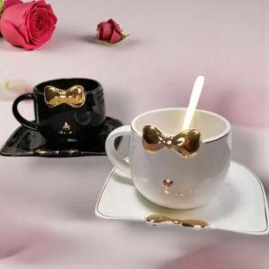 КОМПЛЕКТ ЧАША/ЧИНИЙКА/ЛЪЖИЦА - ЗЛАТНА ПАНДЕЛКА