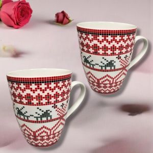 ПОРЦЕЛАНОВА ЧАША В КУТИЯ  - БЪЛГАРСКА ШЕВИЦА 