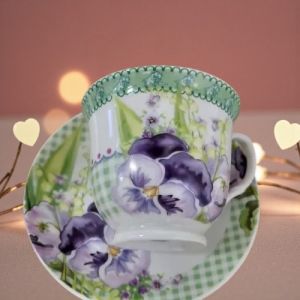 СЕРВИЗ КАФЕ / ЧАЙ ЗА ДВАМА - ПРОЛЕТНИ ТЕМЕНУГИ