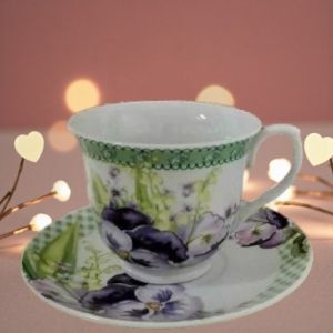 СЕРВИЗ КАФЕ / ЧАЙ ЗА ДВАМА - ПРОЛЕТНИ ТЕМЕНУГИ