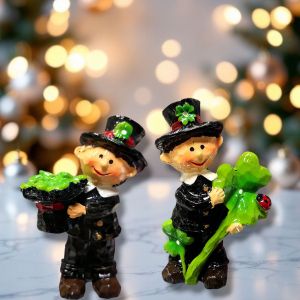 КОМПЛЕКТ ОТ 2 броя ФИГУРКИ КОМИНОЧИСТАЧ - НОСЯ КЪСМЕТ