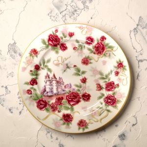 КОМПЛЕКТ ОТ 6 броя ЧИНИИ 19см - ЛЮБОВЕН ЗАМЪК ОТ РОЗИ 