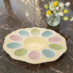 ПЛАТО / ПОСТАВКА ЗА ЯЙЦА - ВЕЛИКДЕНСКИ ВЕНЕЦ