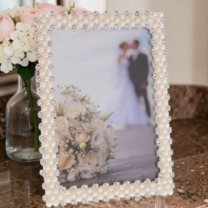 СВАТБЕНА РАМКА С ПЕРЛИ - НЕЗАБРАВИМИЯТ ДЕН
