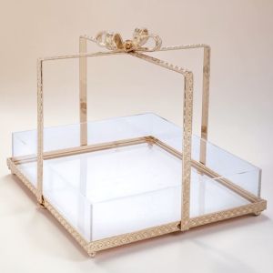 ПОДНОС ПОДАРЪК С ПАНДЕЛКА - МЕДНИ РАМКИ