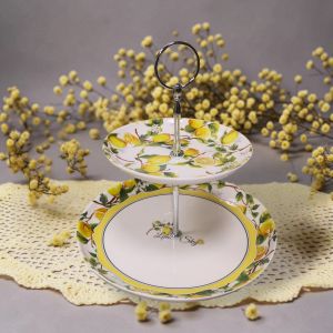 ПЛАТО НА ДВЕ НИВА - ЛИМОНИ, ЛИМОНАДА, ЛИМОНЧЕЛО