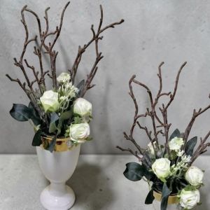 БУКЕТ НЕЖНИ РОЗИ 36см - ЛИСТЕНЦА НЕЖНОСТ