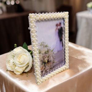 СВАТБЕНА РАМКА С ПЕРЛИ - НЕЗАБРАВИМИЯТ ДЕН