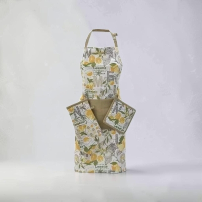 Сет за кухня престилка, ръкавица и ръкохватка