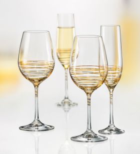 ЧАШИ ЗА ШАМПАНСКО 6 БРОЯ - ЗЛАТНА ВИОЛА