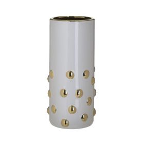 ПОРЦЕЛАНОВА ВАЗА - ЗЛАТЕН РЕЛЕФ