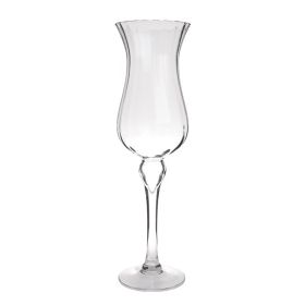 СТЪКЛЕНА ВАЗА НА СТОЛЧЕ  - ПРОЗРАЧНИ ПРОСТРАНСТВА