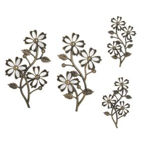 Стенно пано - Цветя 4 части 